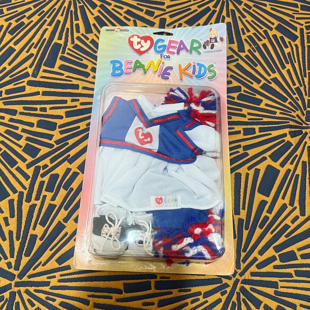 Ty Gear for Beanie Kids Cheerleader Outfit Plush Clothes Vintage Kids Play New